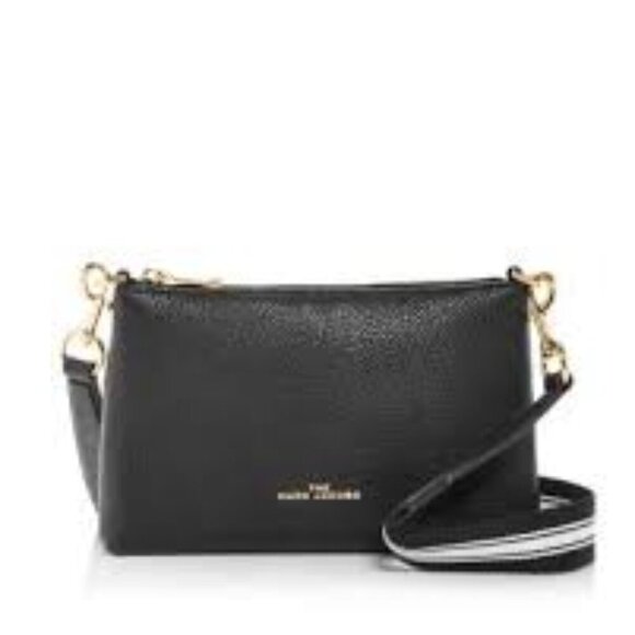 Marc Jacobs Black Crossbody Bag Sleek Minimalist Design - Picture 1 of 6